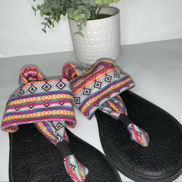 Sanuk Womens Yoga Sling 2 Prints Slip Ons - Picture 4 of 9